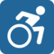 Wheelchair Symbol emoji on Twitter